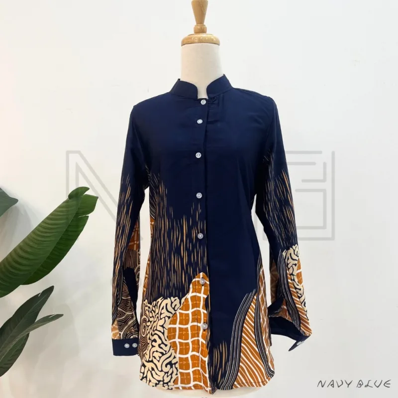 KEMEJA BATIK WANITA KELANA 2.0 IN 5 COLOUR BY MOFF COLLECTION thumbnail 5
