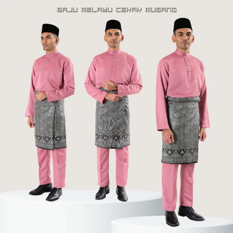 BAJU MELAYU CEKAK MUSANG ADAM NO LOGO IN 8 COLOUR BY MOFF2U thumbnail 4