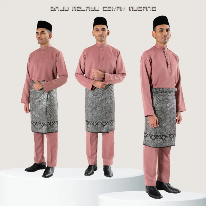 BAJU MELAYU CEKAK MUSANG ADAM NO LOGO IN 8 COLOUR BY MOFF2U thumbnail 3