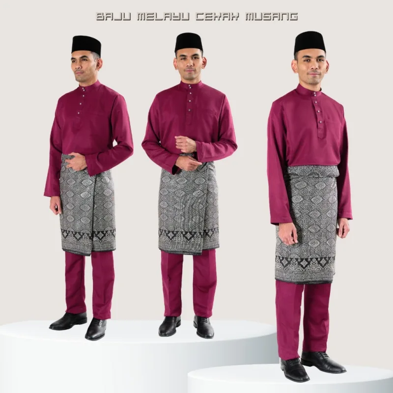 BAJU MELAYU CEKAK MUSANG ADAM NO LOGO IN 8 COLOUR BY MOFF2U thumbnail 5