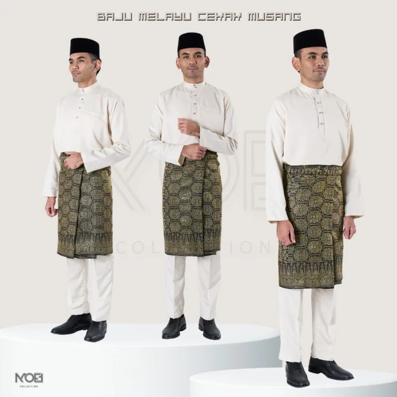BAJU MELAYU CEKAK MUSANG ADAM NO LOGO IN 8 COLOUR BY MOFF2U thumbnail 4