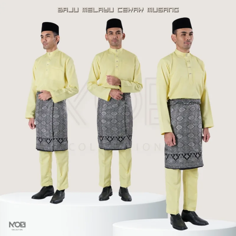 BAJU MELAYU CEKAK MUSANG ADAM NO LOGO IN 8 COLOUR BY MOFF2U thumbnail 3