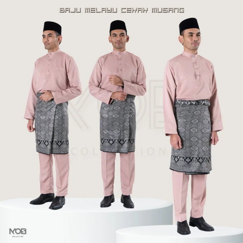 BAJU MELAYU CEKAK MUSANG ADAM NO LOGO IN 8 COLOUR BY MOFF2U thumbnail 2