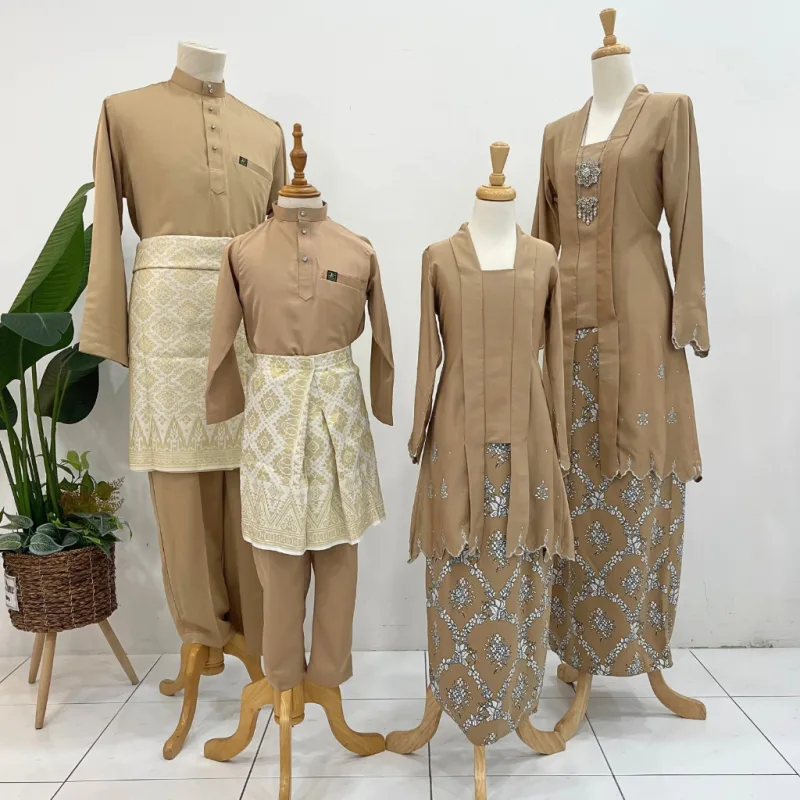 Set Family Kebarung Sarra In Mocha By Moff2U