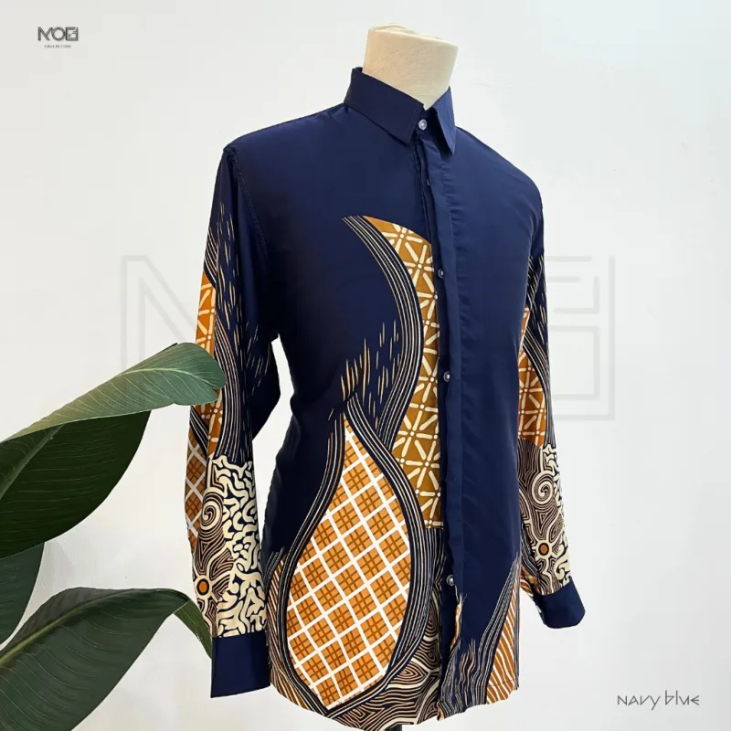 KEMEJA BATIK LELAKI KELANA IN 5 COLOUR BY MOFF COLLECTION thumbnail 3