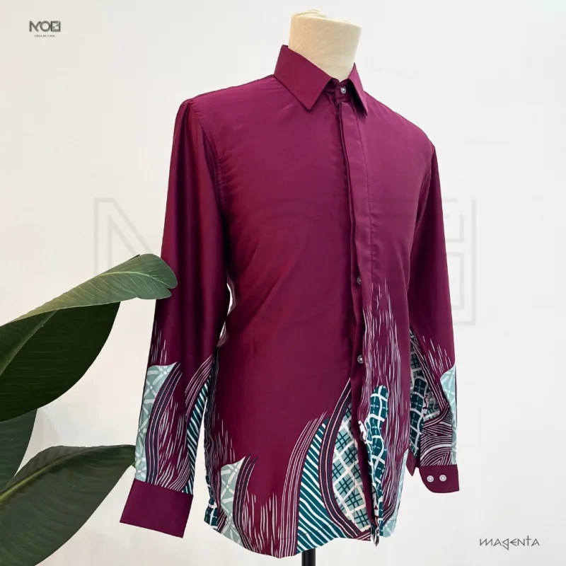 KEMEJA BATIK LELAKI KELANA IN 5 COLOUR BY MOFF COLLECTION thumbnail 4