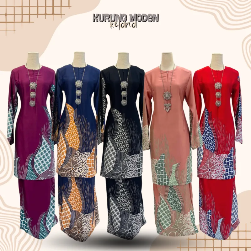 Kurung Moden Kelana IN 5 Colour by MOFF2U