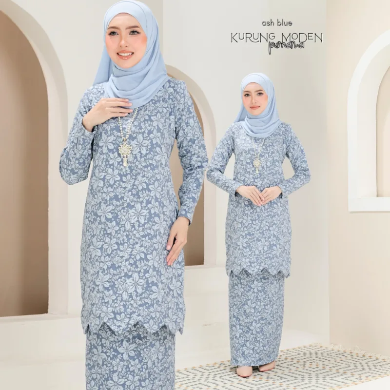 Kurung Moden Purnama Adults in 5 colour by Moff Collection thumbnail 4