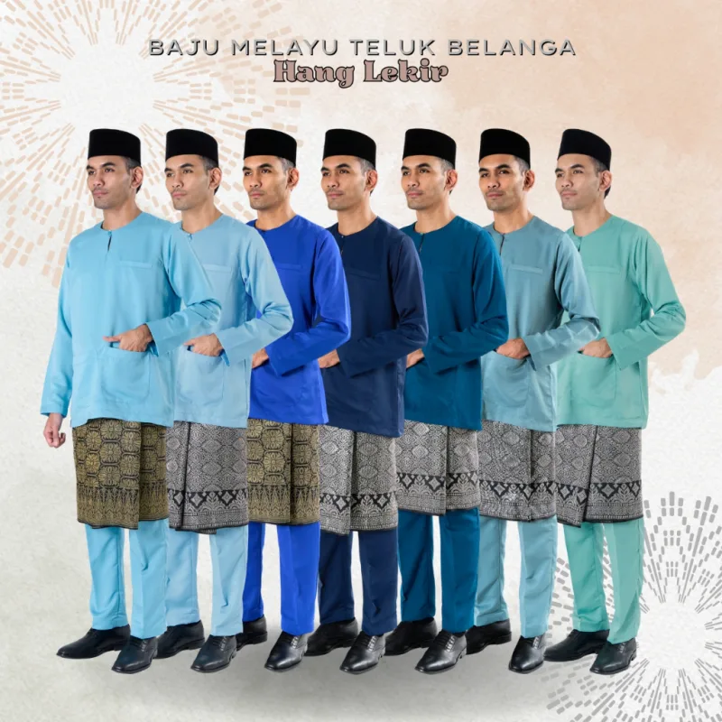 BAJU MELAYU TELUK BELANGA HANG LEKIR IN 7 COLOUR BY MOFF2U