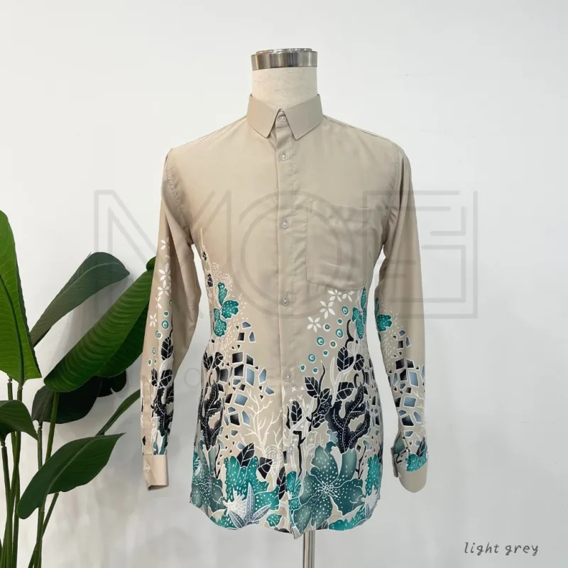 Kemeja Batik Seri Dahlia In 7 Colour By MOFF2U I Batik Malaysia I Batik Seri Dahlia thumbnail 3