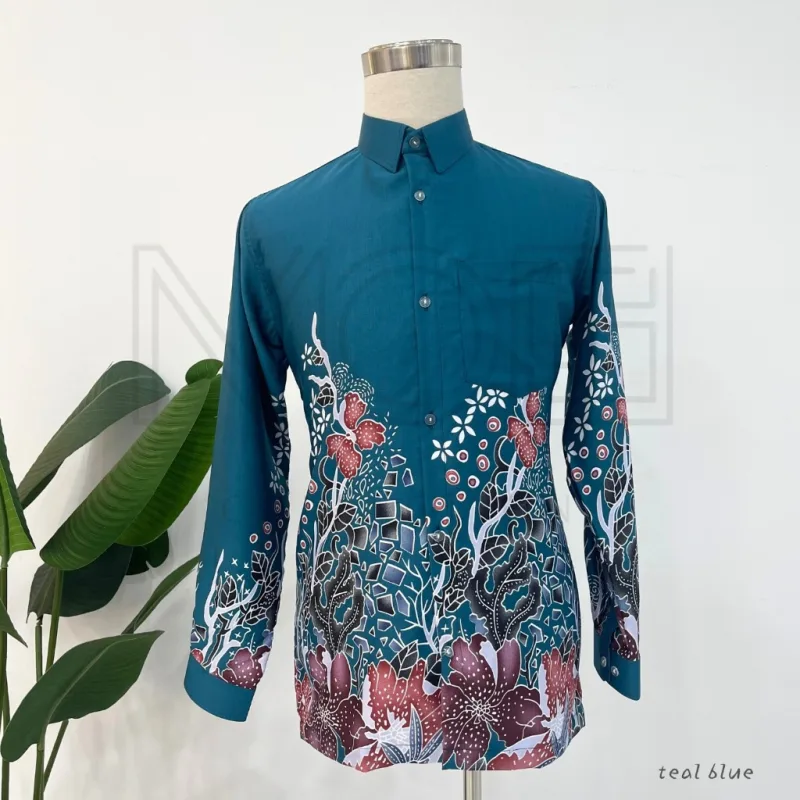 Kemeja Batik Seri Dahlia In 7 Colour By MOFF2U I Batik Malaysia I Batik Seri Dahlia thumbnail 4
