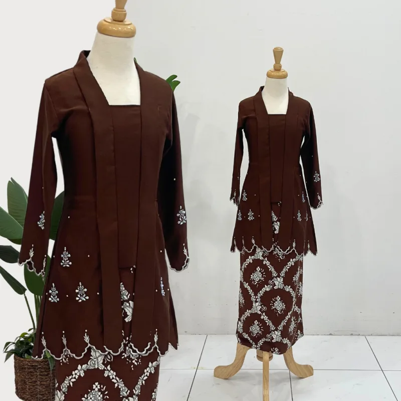 Set Family Kebarung Sarra In Dark Brown By Moff2U thumbnail 2