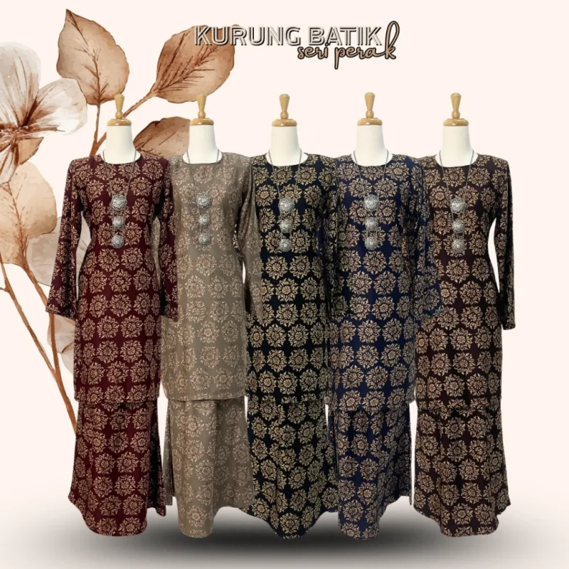 Kurung Batik Seri Perak IN 5 Colour By moff2u