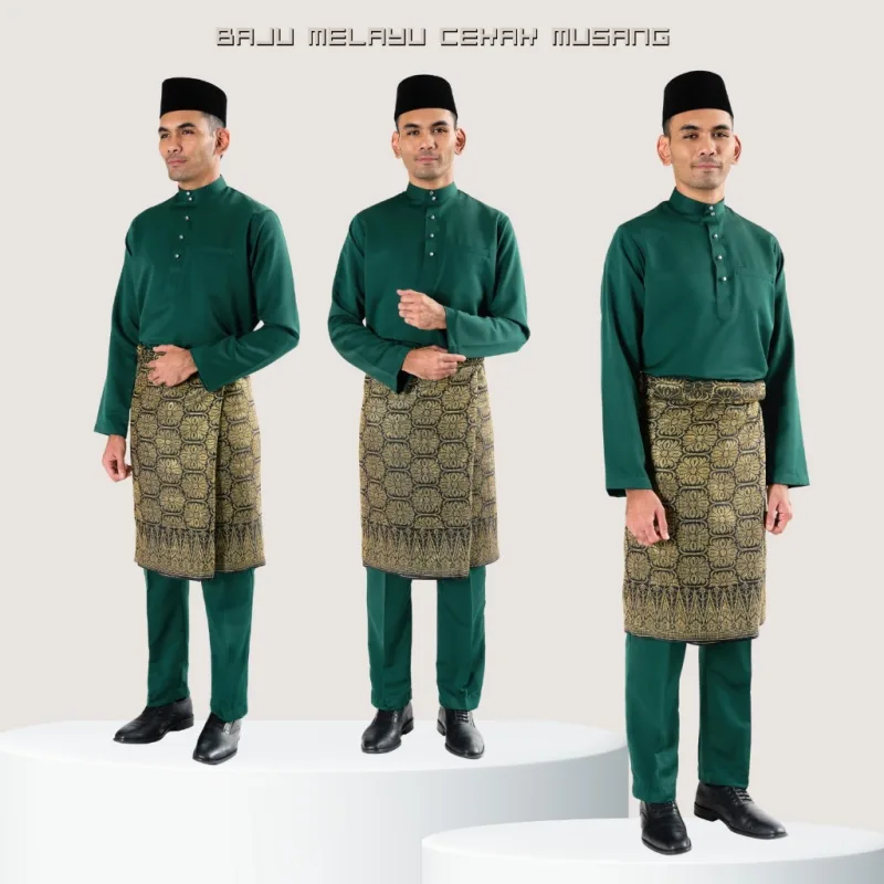 BAJU MELAYU CEKAK MUSANG ADAM NO LOGO IN 8 COLOUR BY MOFF2U thumbnail 3