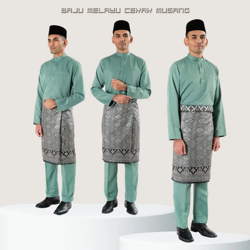 BAJU MELAYU CEKAK MUSANG ADAM NO LOGO IN 8 COLOUR BY MOFF2U thumbnail 4