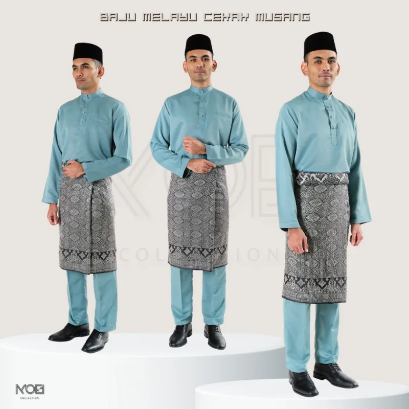 BAJU MELAYU CEKAK MUSANG ADAM NO LOGO IN 8 COLOUR BY MOFF2U thumbnail 2