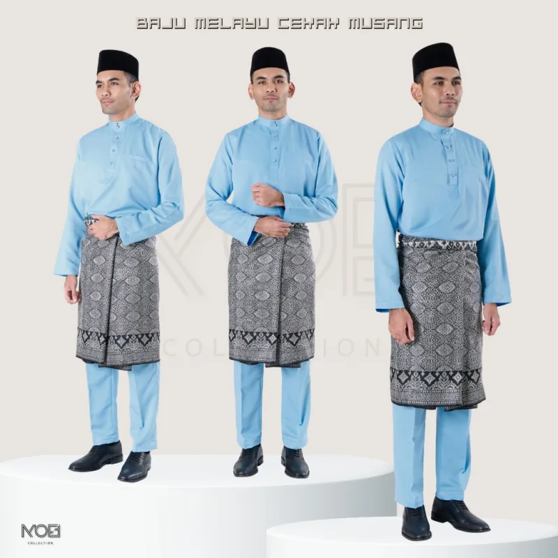 BAJU MELAYU CEKAK MUSANG ADAM NO LOGO IN 8 COLOUR BY MOFF2U thumbnail 5