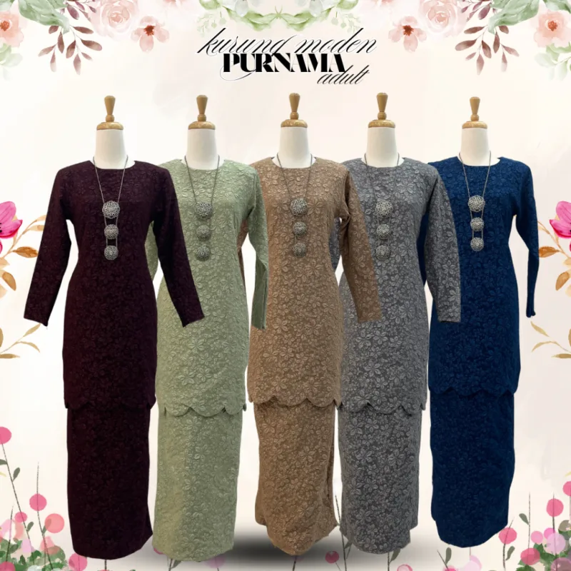 KURUNG MODEN PURNAMA ADULT 2.0 IN 5 COLOUR BY MOFF2U thumbnail 2