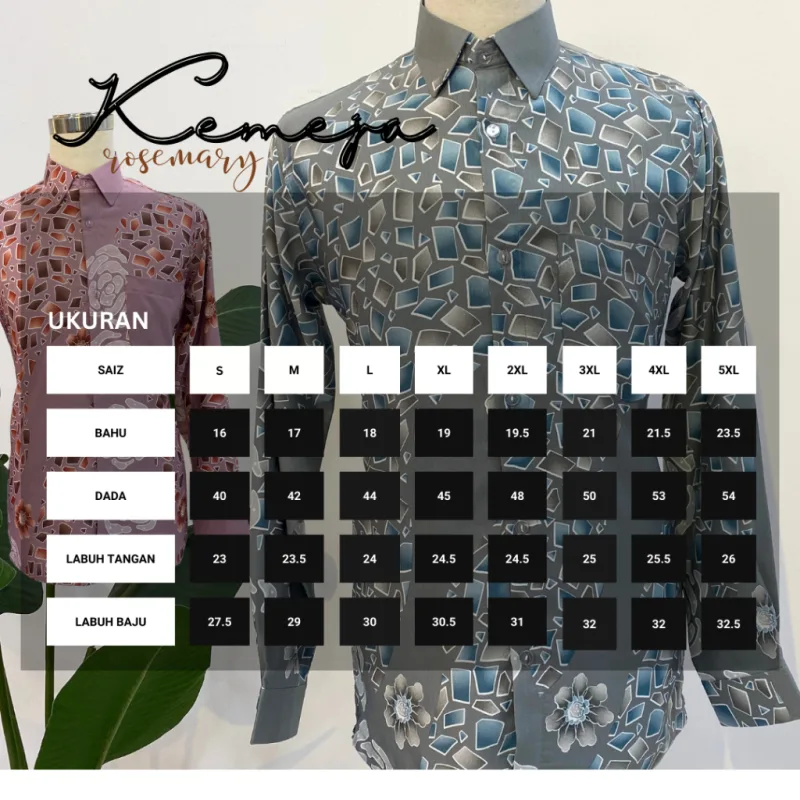 kemeja batik rosemary in 8 colour by moff2u thumbnail 2