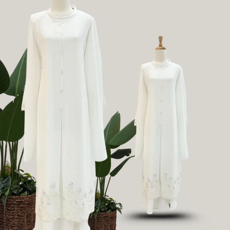 NEW ARRIVAL | ABAYA JAZIMA ALA ARABIC | IN 11 COLOUR thumbnail 2