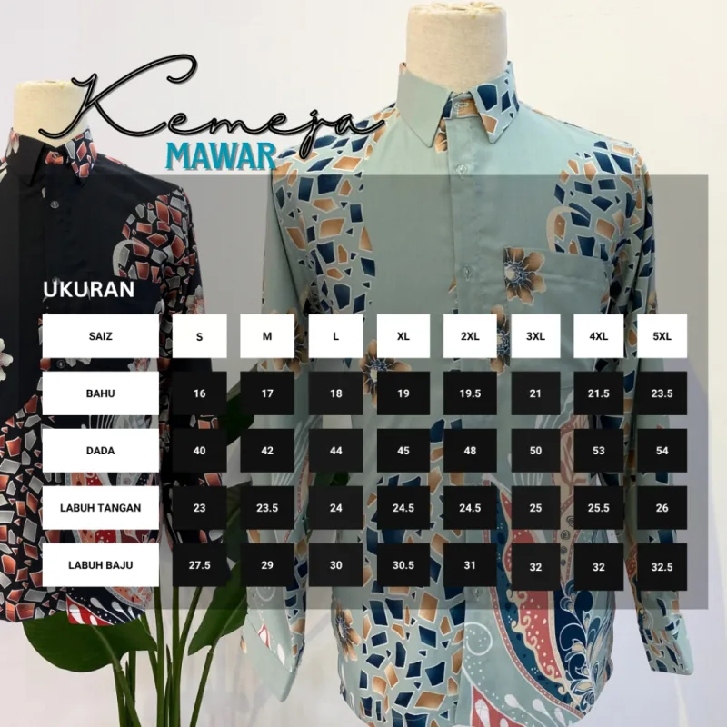 New Design !! Kemeja Batik Mawwar in 8 colour by Moff2U thumbnail 2