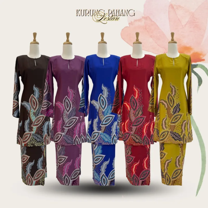 NEW ARRIVAL | KURUNG PAHANG BATIK LESTARI | BATIK MALAYSIA | IN 5 COLOUR