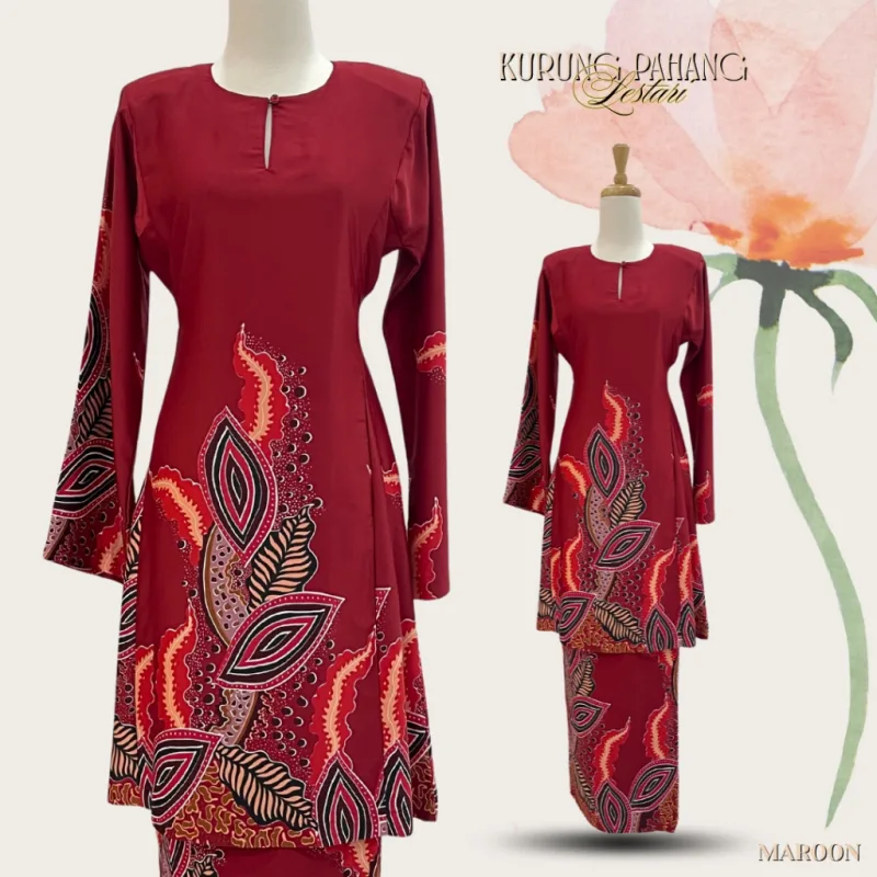 NEW ARRIVAL | KURUNG PAHANG BATIK LESTARI | BATIK MALAYSIA | IN 5 COLOUR thumbnail 4