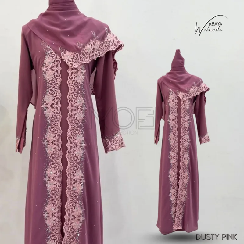 NEW COLLECTION ABAYA WAHEEDA WITH SHAWL | IN 13 COLOUR thumbnail 5