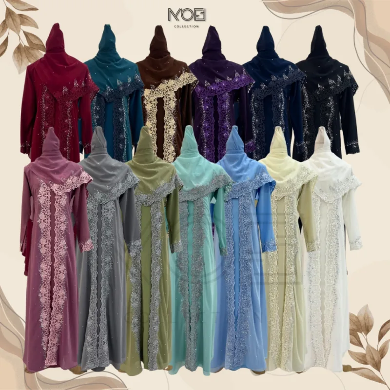 NEW COLLECTION ABAYA WAHEEDA WITH SHAWL | IN 13 COLOUR