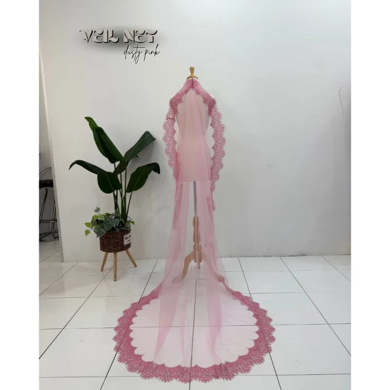 New Veil Labuh In 7 Colour by MOff2U I Veil Nikah I Veil sanding I Veil tunang thumbnail 5