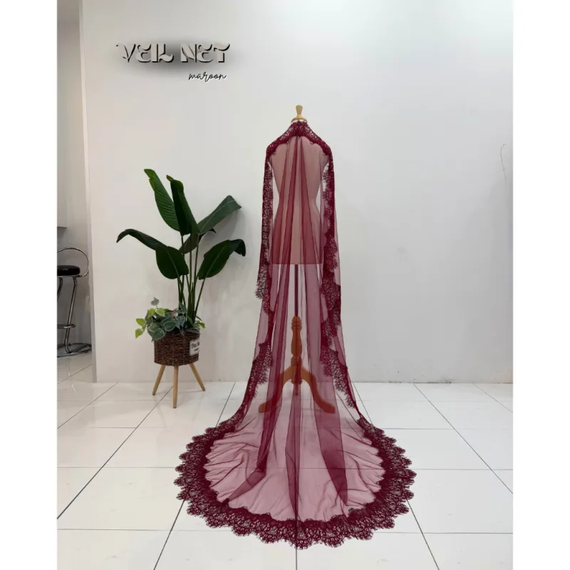 New Veil Labuh In 7 Colour by MOff2U I Veil Nikah I Veil sanding I Veil tunang thumbnail 2
