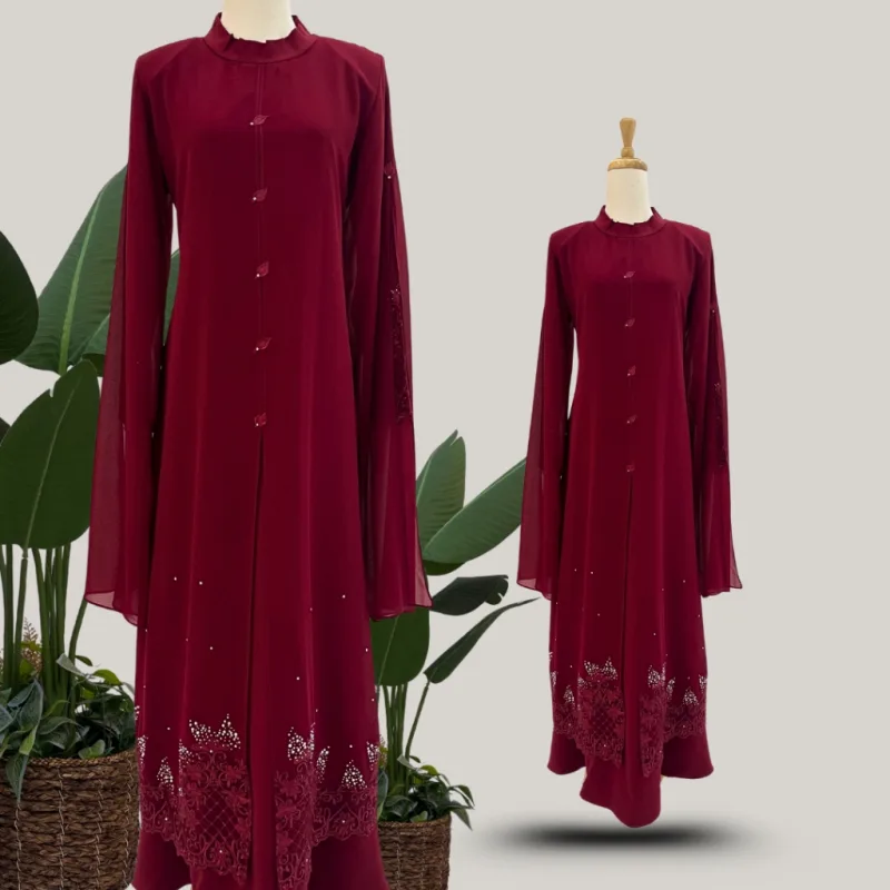 NEW COLLECTION ABAYA JAZIMA PLUS SIZE IN 11 COLOUR thumbnail 5