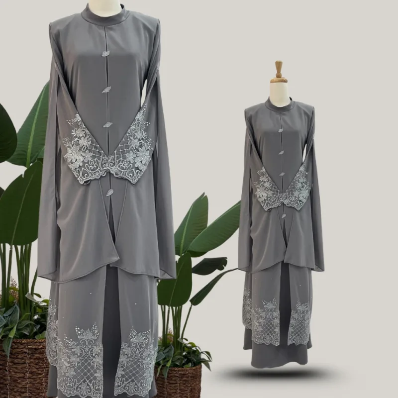 NEW COLLECTION ABAYA JAZIMA PLUS SIZE IN 11 COLOUR thumbnail 2