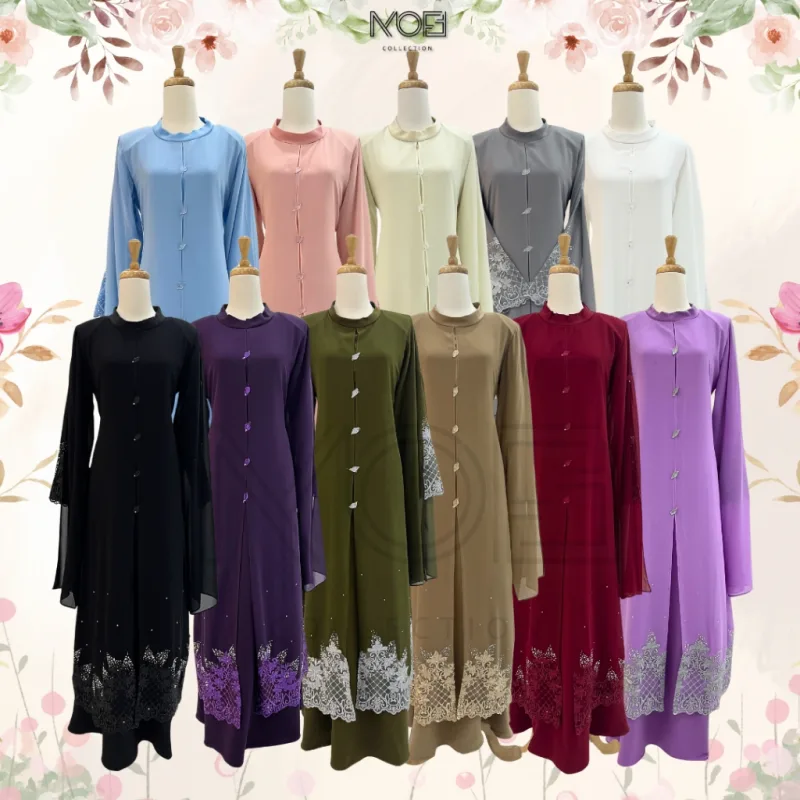 NEW COLLECTION ABAYA JAZIMA PLUS SIZE IN 11 COLOUR
