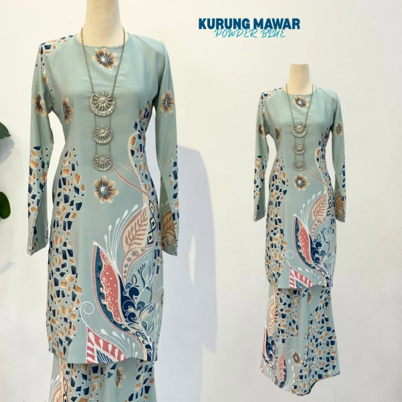 New Design !! Kurung Batik Mawwar in 8 colour by Moff2U thumbnail 2