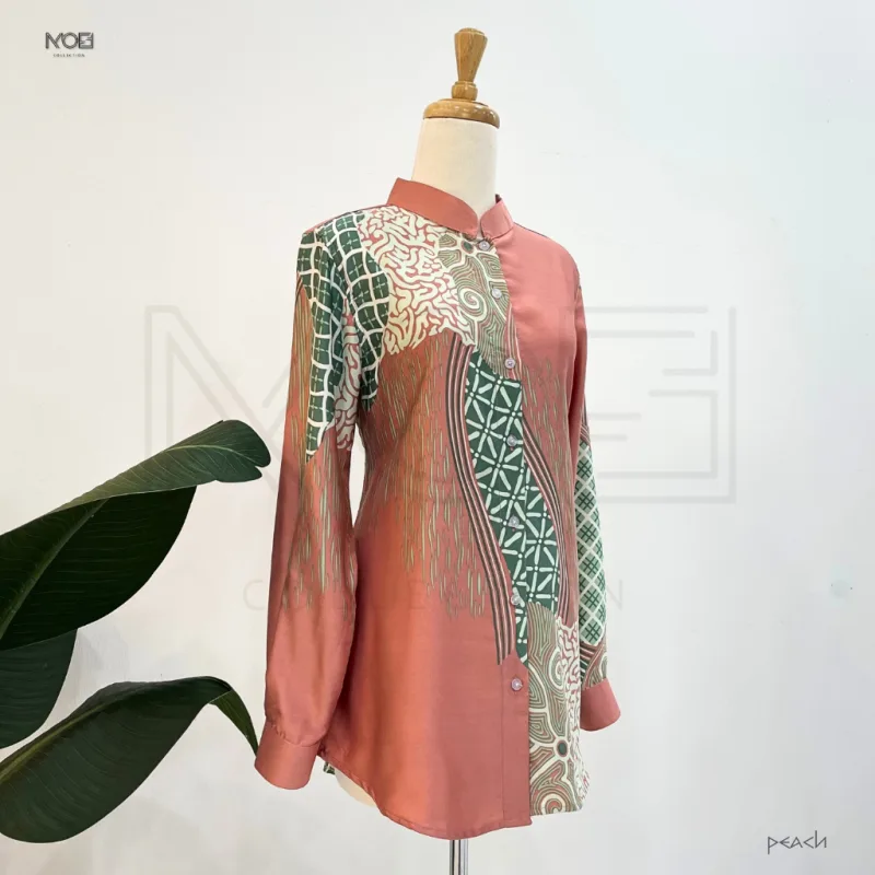 KEMEJA BATIK WANITA KELANA IN 5 COLOUR BY MOFF COLLECTION thumbnail 2