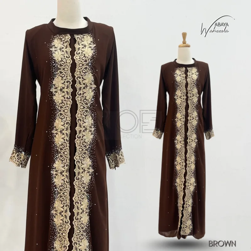 NEW ABAYA IN COLLECTION | ABAYA WAHEEDA TANPA SHAWL PLUSSIZE | IN 13 COLOUR thumbnail 2