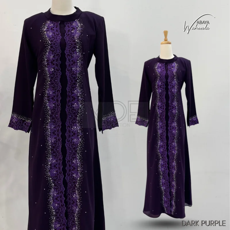 NEW ABAYA IN COLLECTION | ABAYA WAHEEDA TANPA SHAWL PLUSSIZE | IN 13 COLOUR thumbnail 3