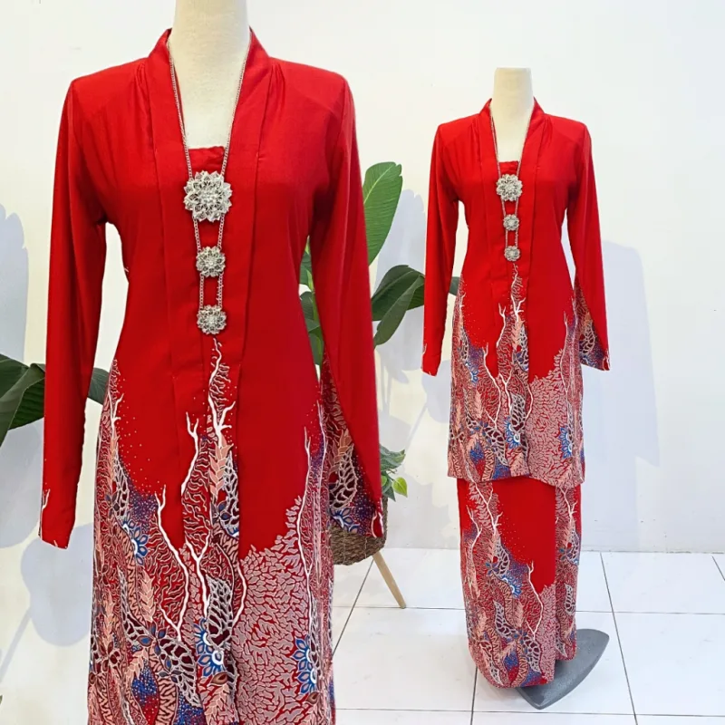 New Design Kebarung Batik Maulana In 5 colour I Batik Malaysia I Batik I Kebarung By Moff Collection thumbnail 4