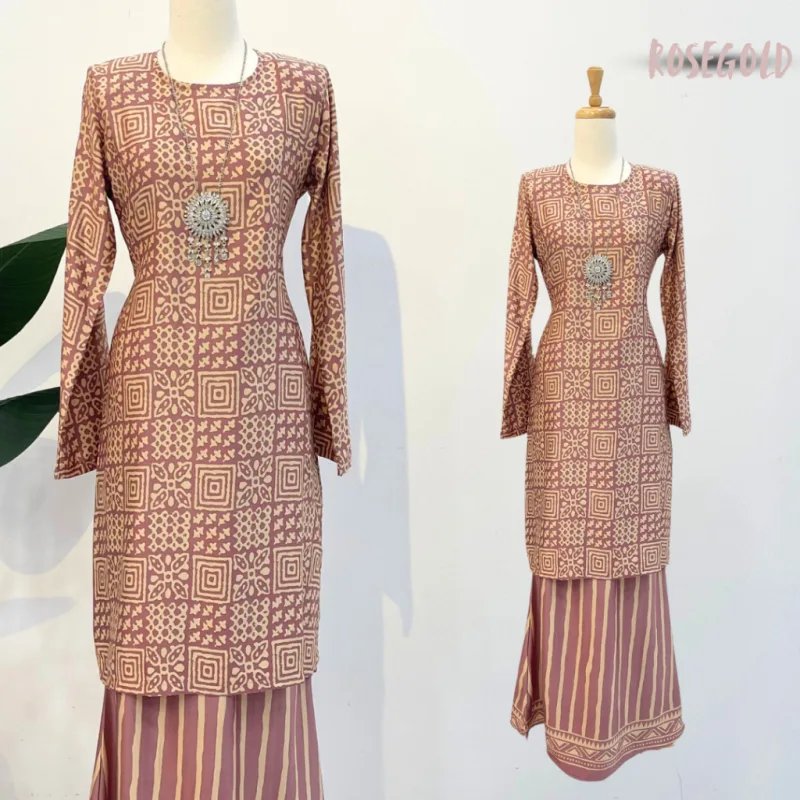 NEW DESIGN !! Kurung Moden Batik Seroja IN 5 Colour by MOFF2u thumbnail 4