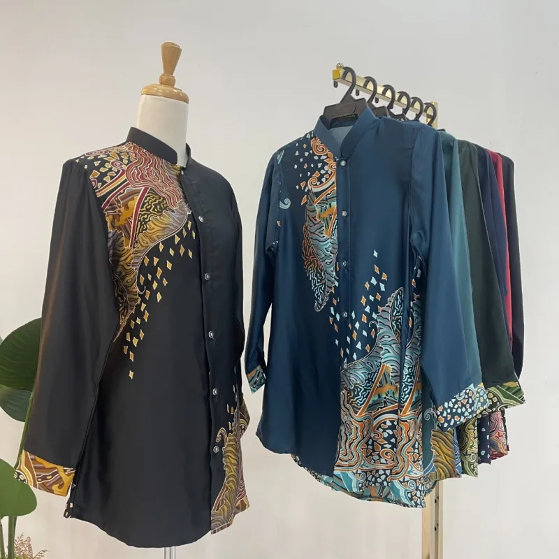 NEW COLLECTION | KEMEJA BATIK WANITA CORAK AKSARA | BATIK MALAYSIA thumbnail 2