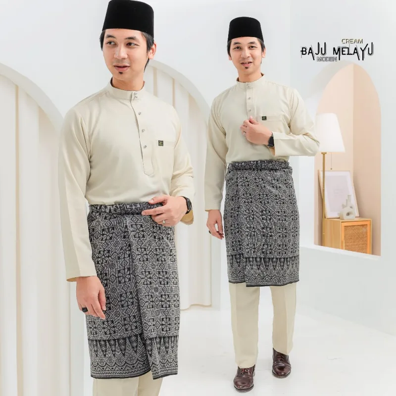 SET NIKAH DRESS QASYA 7 ITEM IN CREAM I NIKAH I TUNANG I SANDING I DINNER BY MOFF COLLECTION thumbnail 4