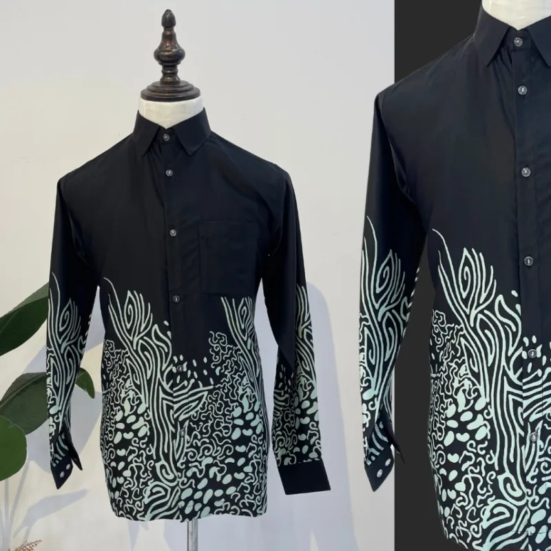 Kemeja Batik Indera In 8 Colour By Moff2U I Batik Malaysia I Batik Moden thumbnail 5