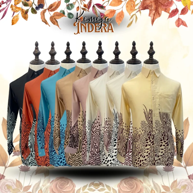Kemeja Batik Indera In 8 Colour By Moff2U I Batik Malaysia I Batik Moden