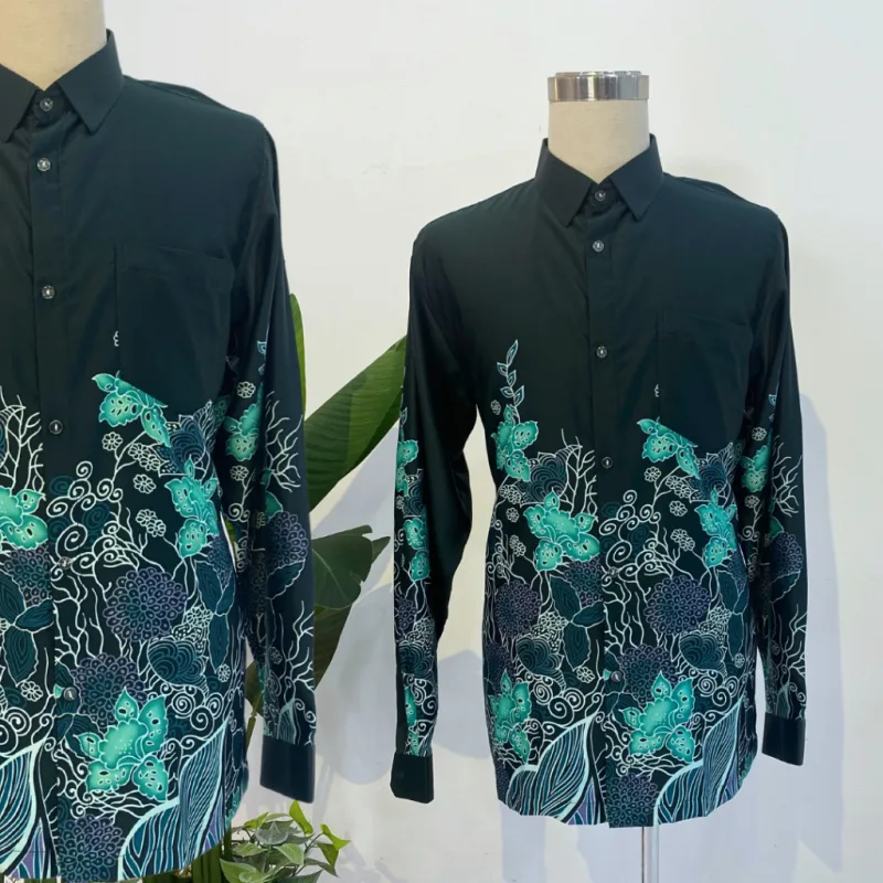 NEW DESIGN !!! KEMEJA BATIK ANGGUN IN 5 COLOUR BY MOFF COLLECTION thumbnail 4