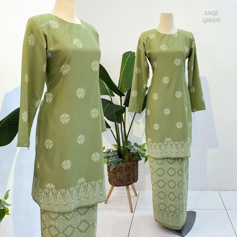 NEW DESIGN KURUNG MODEN SONGKET PLUSSIZE IN 10 COLOUR I KURUNG MODEN I BY MOFF COLLECTION thumbnail 2