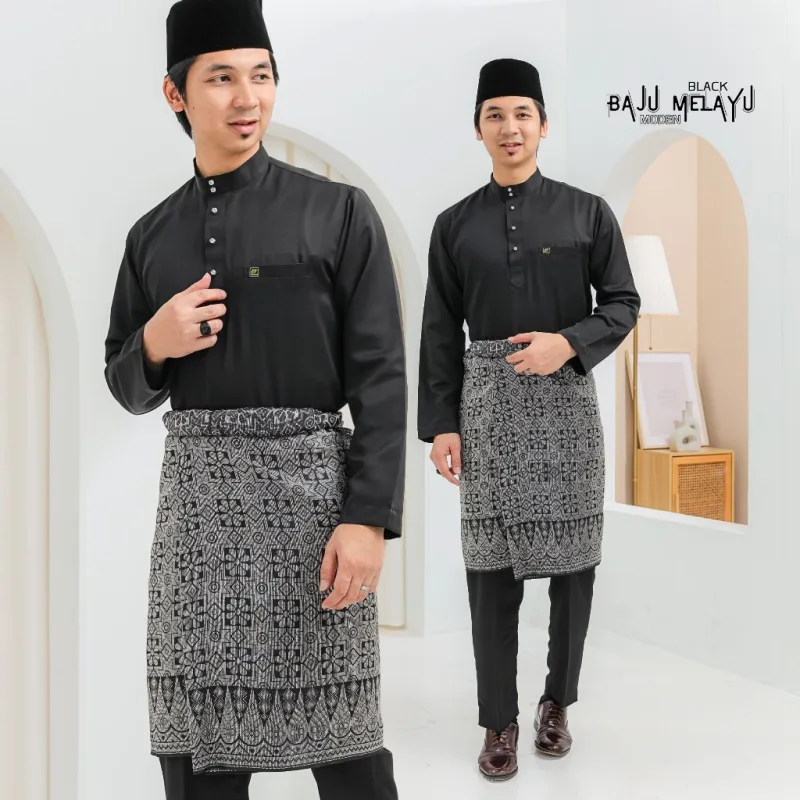 SET NIKAH DRESS QASYA 7 ITEM IN BLACK I NIKAH I TUNANG I SANDING I DINNER BY MOFF COLLECTION thumbnail 3