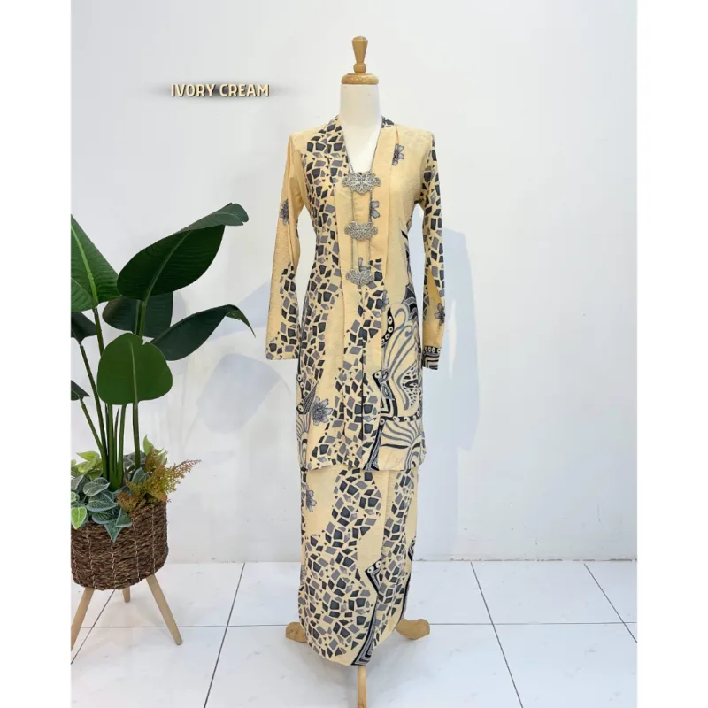 Kebarung Jentayu In 5 Colour BY Moff2u I Kebarung Batik I Batik Malaysia thumbnail 5