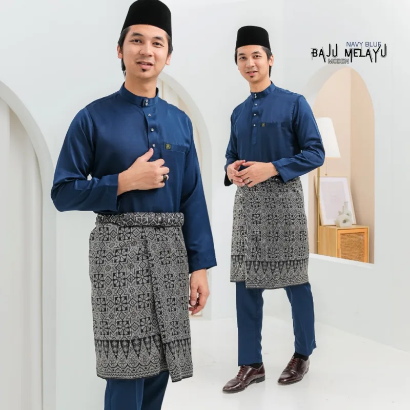 Set Family KURUNG MODEN DAMARA IN NAVY BLUE I KURUNG Moden I Ayah Anak I Ibu I Moden I Set Family By Moff2u thumbnail 5