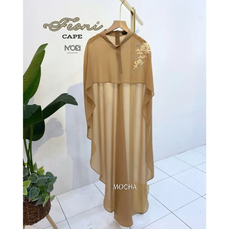 New Design !! Cape Feoni in 6 Colour I Nikah I Tunang I Kenduri I Dinner By Moff Collection thumbnail 3
